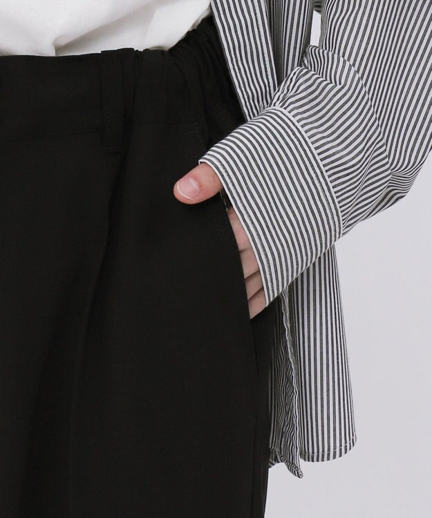 WEGO ローライズバギーフレアスラックス ブラウン