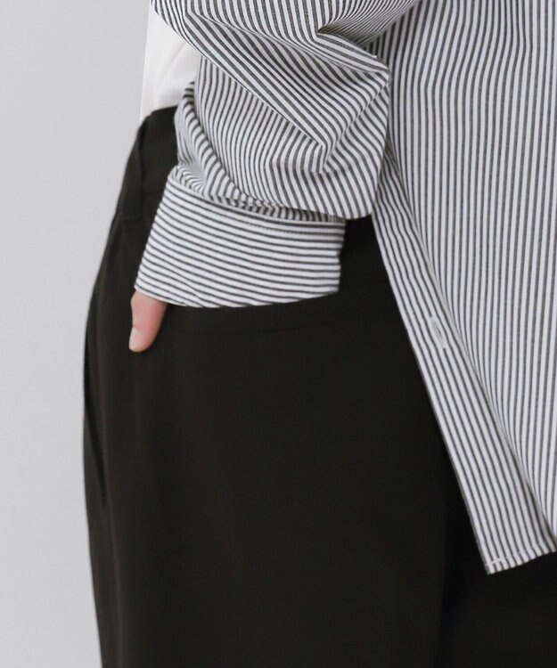 WEGO ローライズバギーフレアスラックス ブラウン