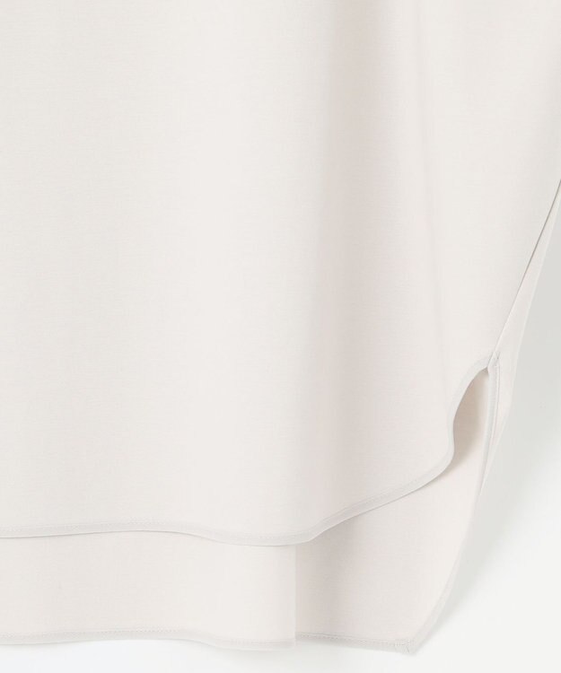 23区 L 【洗える】スムースデザイン フォルム カットソー ベージュ系