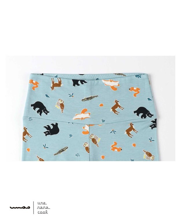 une nana cool MADE WITH 京都市動物園 ハラマキ付レギンス GY