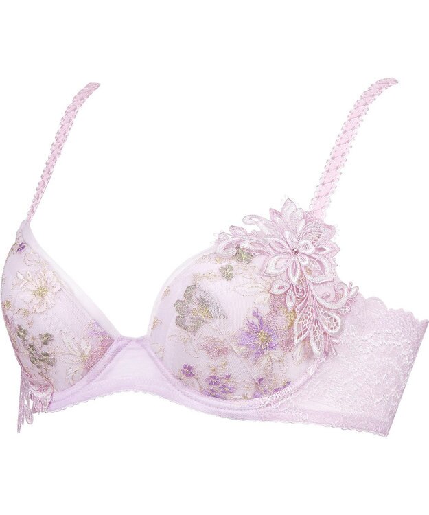 Wing Wing Lesiage　【2810シリーズ】　ブラジャー　ふっくらまる胸メイク　背中の段差軽減　ウイング／ワコール　PB2810 ピンク