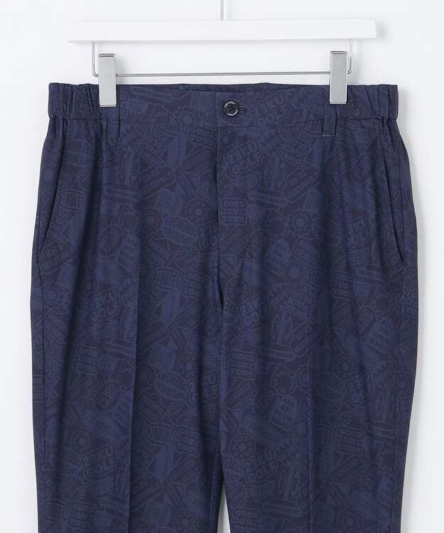 23区GOLF 【MEN】ステッカー柄プリント パンツ ネイビー系4