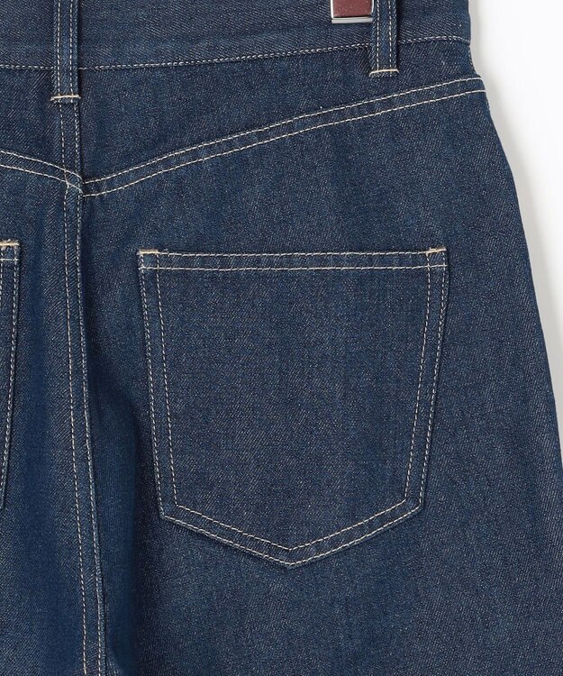 Feroux ランダムパールデニム パンツ ネイビー系