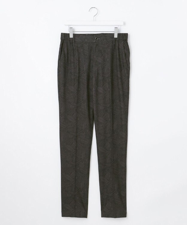 23区GOLF 【MEN】ステッカー柄プリント パンツ ブラック系4