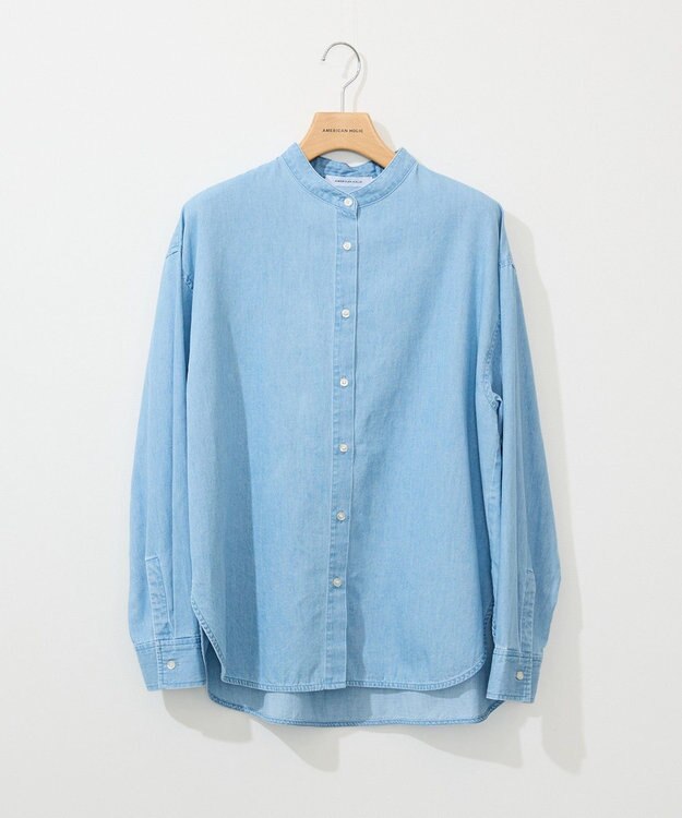 AMERICAN HOLIC スカーフセットデニムシャツ Light Indigo