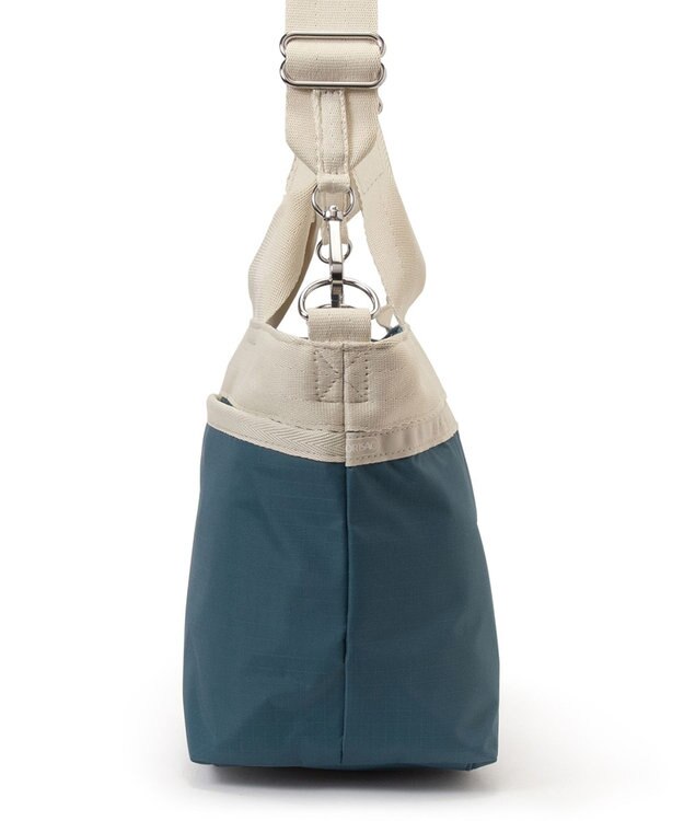 LeSportsac SMALL BUCKET TOTE/ブルーインディゴ/ベージュ ブルーインディゴ/ベージュ