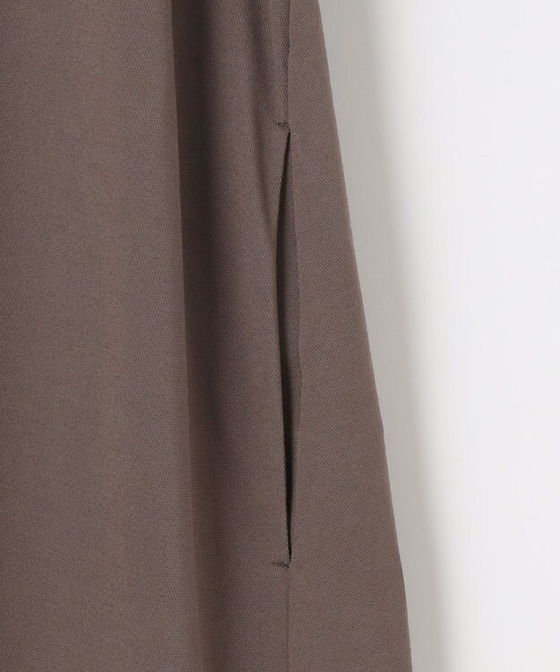 自由区 L 【WEB限定・洗える】ディフォームピケ ワンピース ブラウン系