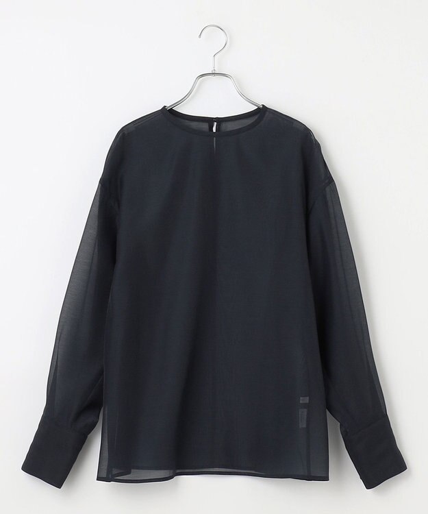 #Newans シアープルオーバーシャツ ネイビー系