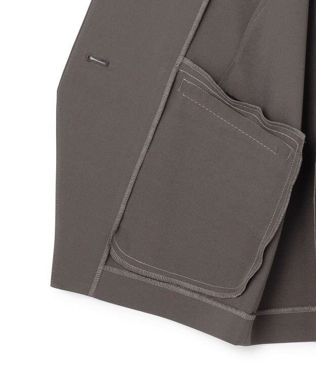 uncrave クールタッチツイル ジレ スレート