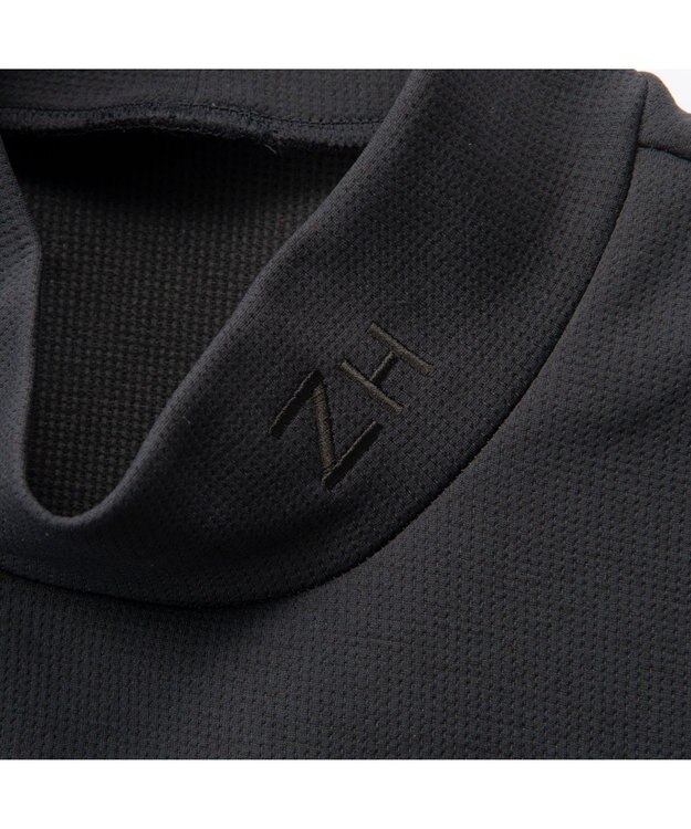 ZERO HALLIBURTON ゼロハリバートン ZERO HALLIBURTON ヒートエナジー×カラット　モックネック半袖 82241 ブラック