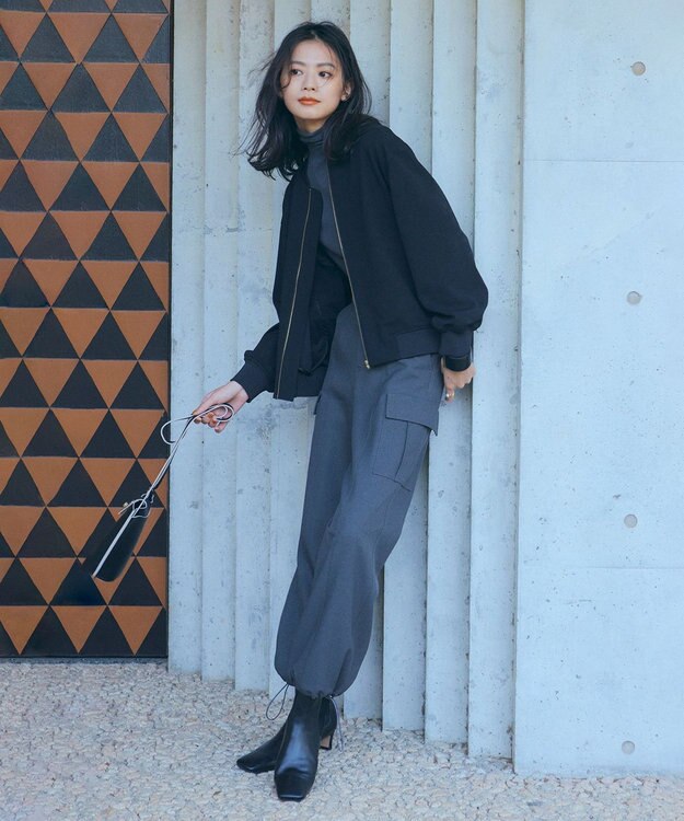 Feroux 【ONWARD CROSSET MAG掲載】パラシュートカーゴ パンツ グレー系