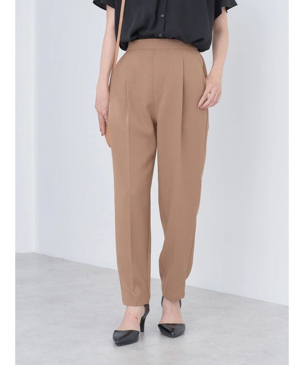 earth music&ecology テーパードパンツ Camel