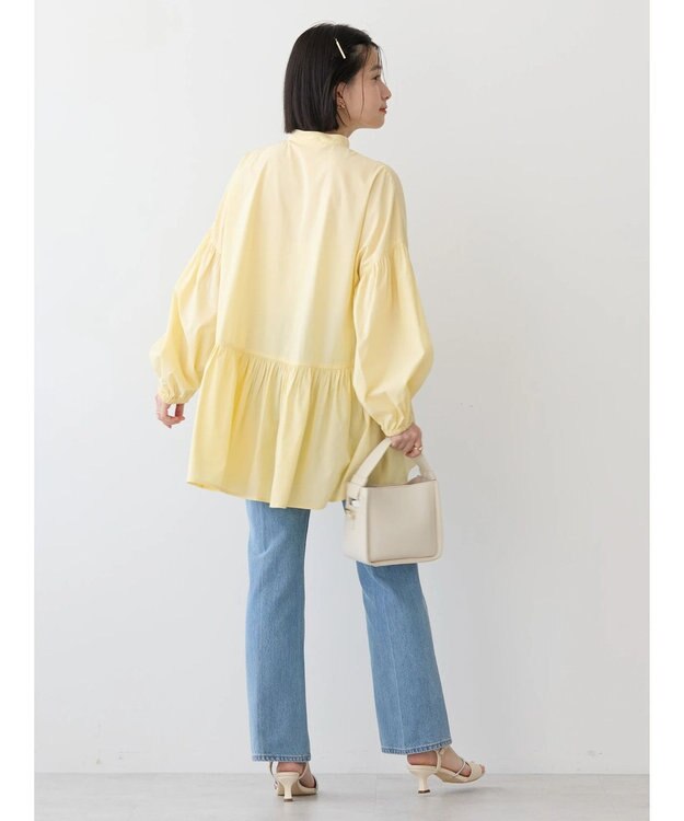 AMERICAN HOLIC サラックール／ＵＶカットティアードブラウス Light Yellow
