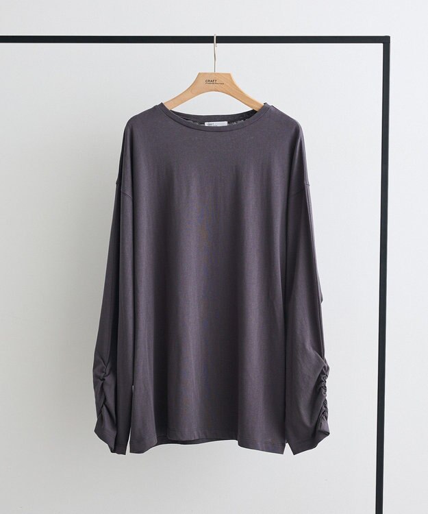 CRAFT STANDARD BOUTIQUE オーバーサイズロンＴｅｅ Charcoal Gray