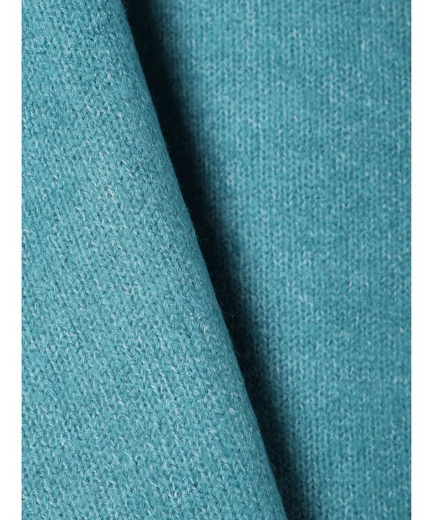 earth music&ecology ＦＬＵＦＦＹハイネックチュニック Blue Green