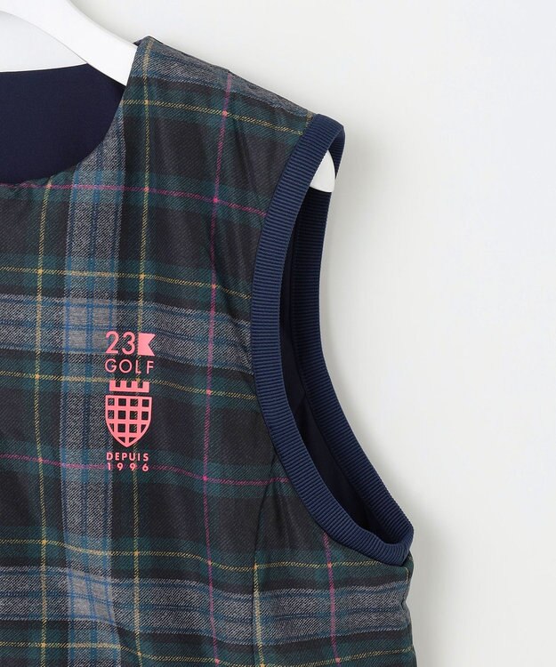 23区GOLF 【WOMEN】マルチウェイ ブルゾン＆リバーシブルベスト セットアイテム　気温の変化に対応 ネイビー系