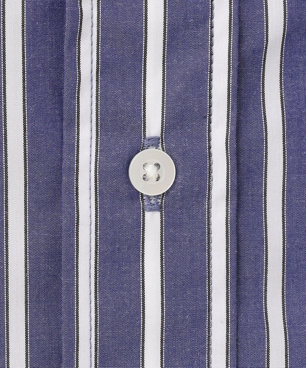 J.PRESS YORK STREET 【UNISEX】タイプライターストライプ シャツ ネイビー系1