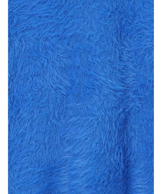 Te chichi シャギーVネックカーディガン ブルー