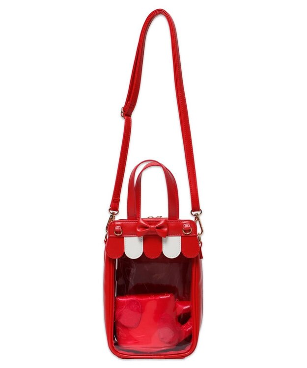 WEGO 【痛バ＆推し活グッズ】きらふわCAFEぬいマグ痛ショルダー レッド