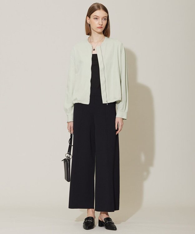 ICB 【接触冷感・UVカット・撥水・洗える】 ナイロンタスランツイル ブルゾン ピスタチオ系