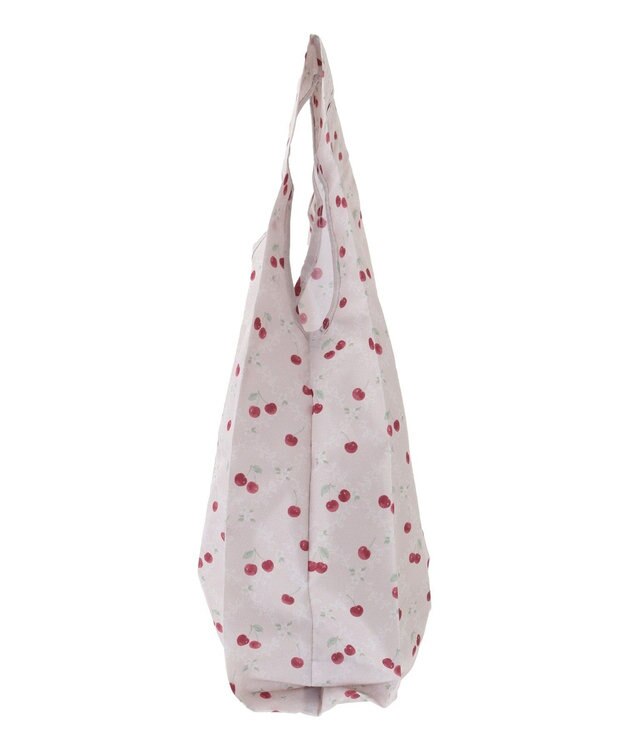 Maison de FLEUR チェリープリントエコバッグ Grayish Pink