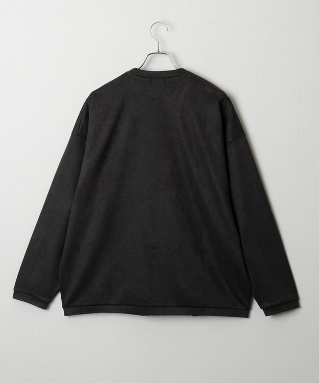 WEGO 【2点SET】フェイクスウェードアンサンブルカーディガン ブラック中濃色