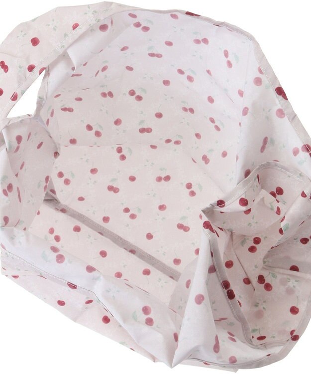Maison de FLEUR チェリープリントエコバッグ Grayish Pink