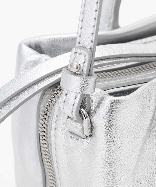 BEIGE， 【一部店舗限定】MARY AL TERNA /  RIKYU レザーショルダーバック Silver