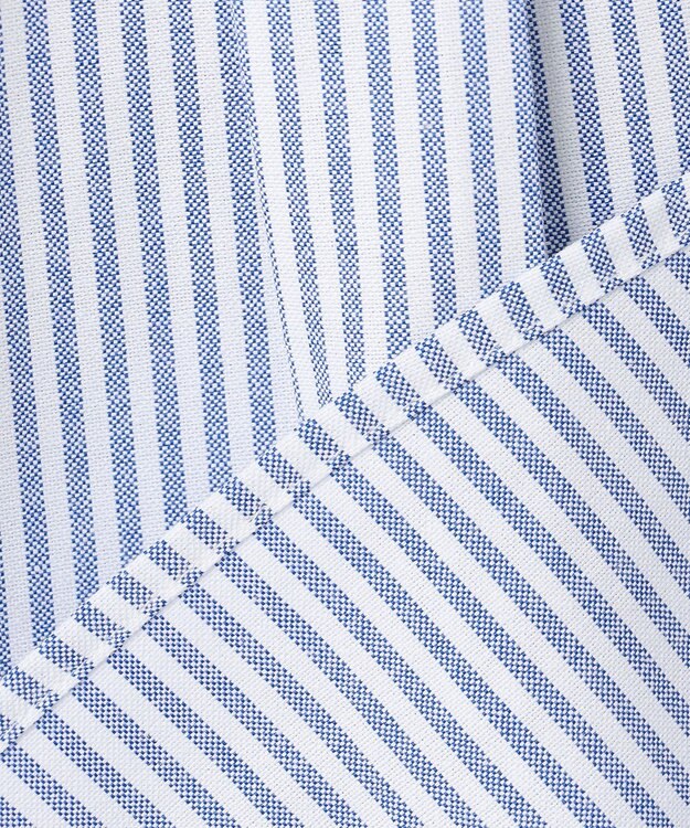 J.PRESS KIDS 【140-170cm】オックスフォード ストライプコンビシャツ ブルー系1