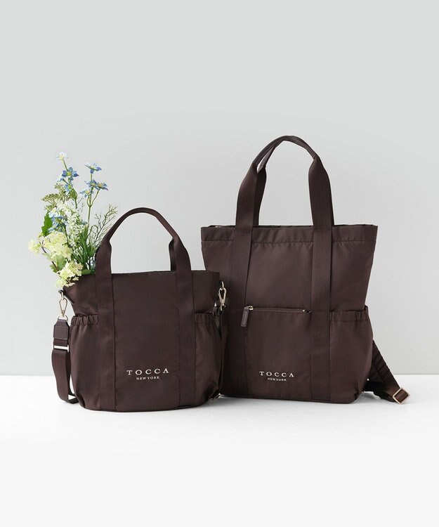 TOCCA 【新色登場！WEB＆一部店舗限定】CIELO TRAVEL BACKPACK バックパック ［新色］ブラウン系