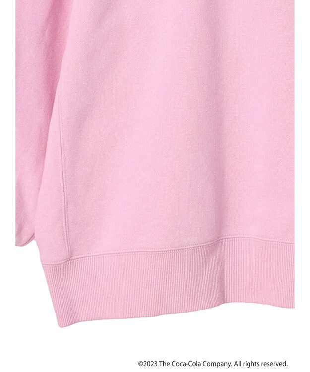 earth music&ecology 別注Ｃｈｅｒｒｙ　Ｃｏｋｅ「R」スウェット Light Pink