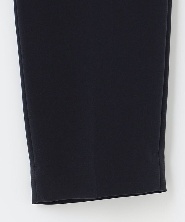 J.PRESS LADIES 【洗える】セラテリーダブルクロス テーパード パンツ ネイビー系