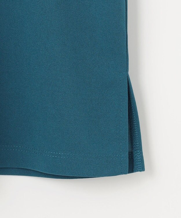 ANY SIS L 【前後着用・UVケア・洗える】2WAYジョーゼットジャージーフリル カットソー グリーン