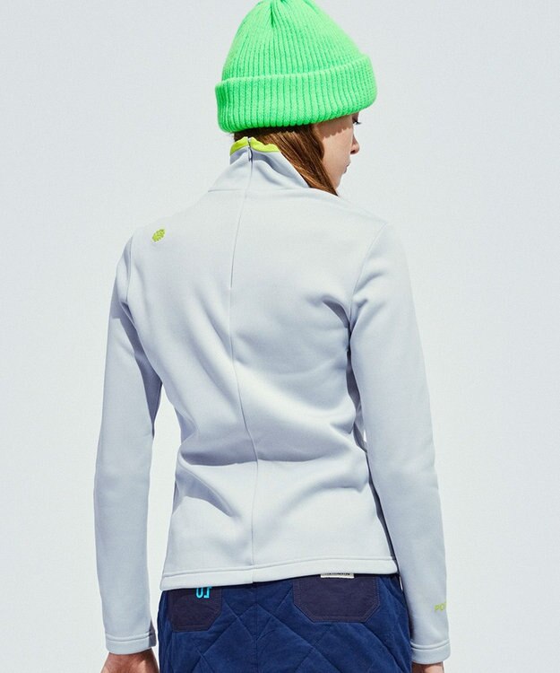 PW CIRCULUS 【あったか裏地/防寒】【WOMEN】モックネックカットソー ライトグレー系