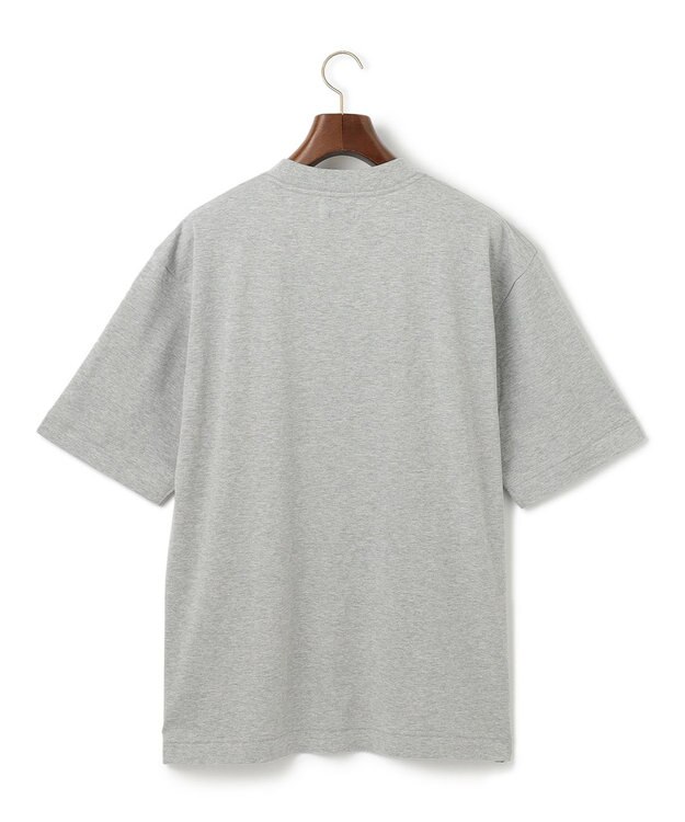 J.PRESS MEN 【J.PRESS ORIGINALS】【UNISEX】Cotton Jersey CRST Logo T-shirt ライトグレー系