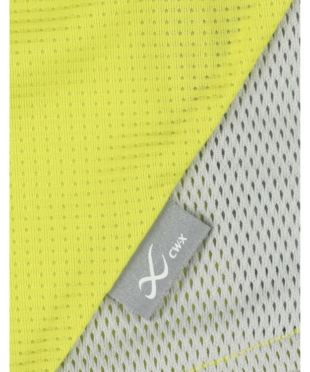 CW-X 【UNISEX】 CW-X ランニングボトムス メッシュ素材 風通りがよい スポーツウェア 2分丈 ユニセックス DHR362 /ワコール イエロー
