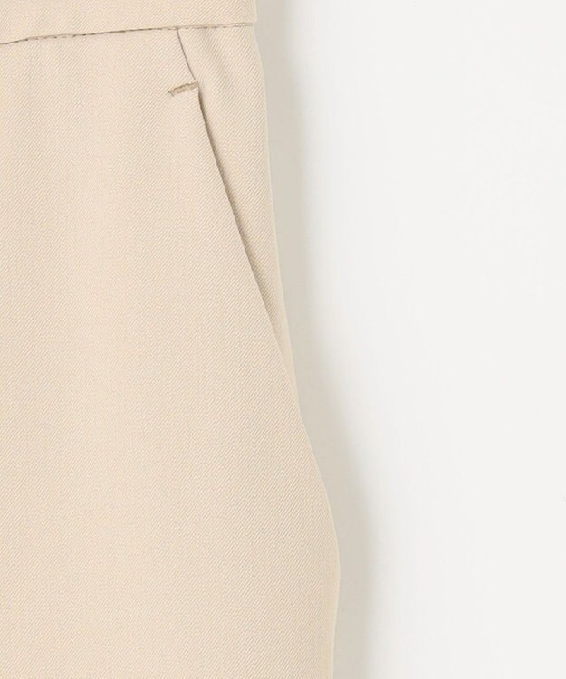 自由区 【WEB限定カラーあり・撥水加工】TRギャバテーパード パンツ ベージュ系