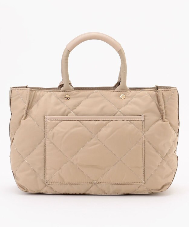J.PRESS LADIES 【2way】ボンディングキルト トート バッグ 【WEB限定】ベージュ系