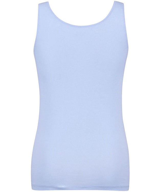Wing インナー 【綿の贅沢オーガニック】 オーガニックコットン混素材 薄くて軽い ノースリーブ EL1156 ウイング／ワコール グレイッシュブルー