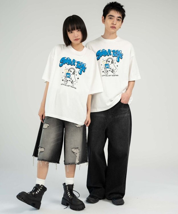 WEGO 【ユニセックス着用ITEM/SMLXLサイズ展開】アソートグラフィックT（SS） 柄2