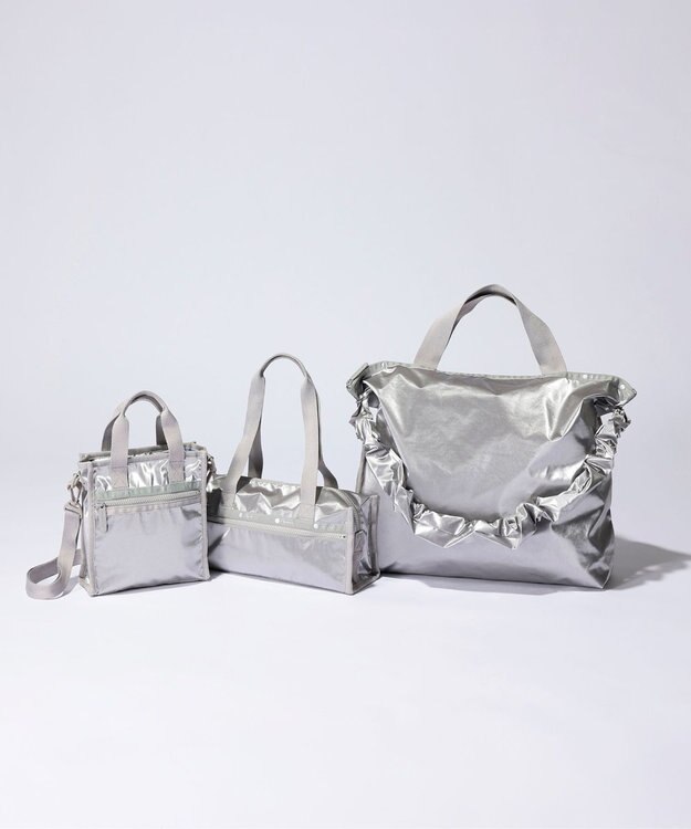 LeSportsac E/W SQUARE SHOULDER /フロストシルバーシャイン フロストシルバーシャイン