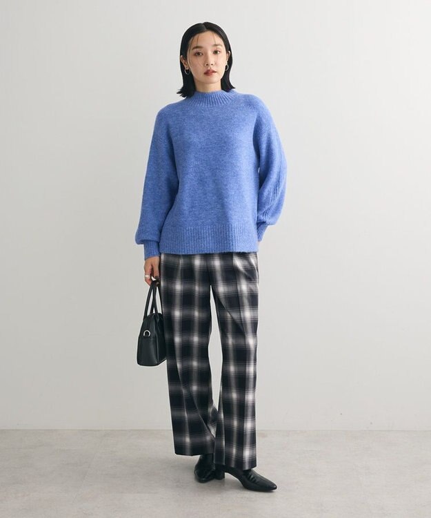 Green Parks ｆｕｗａっと　ニットプルオーバー Light Blue