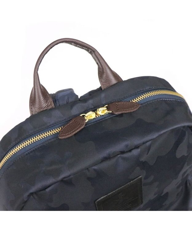 Regalo Felice 【軽量 / 大容量 / 肩に優しいクッション入り】リュック / REGALO NVC(ネイビー×ブラウン)