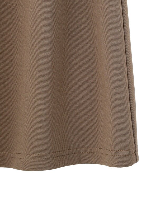 YECCA VECCA 【接触冷感】カットノースリーブワンピース Dark Beige