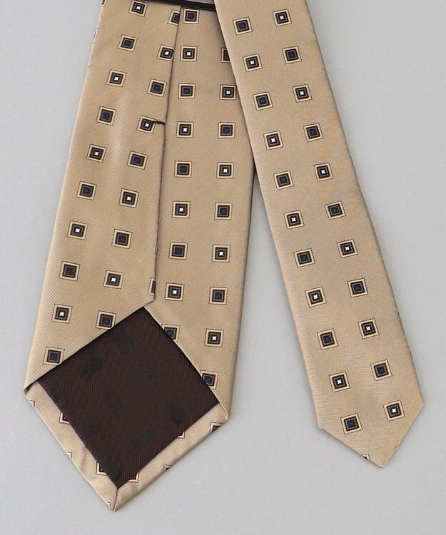 GOTAIRIKU GOTAIRIKU別注【日本製】シルク ネクタイ_小紋柄 ベージュ系8