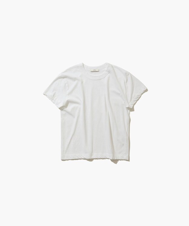 ATON FRESCA SINGLE JERSEY | コンパクトＴシャツ WHITE