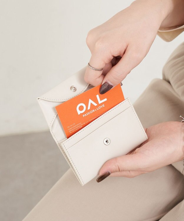 russet レザー名刺ケース(SO-439) Ivory