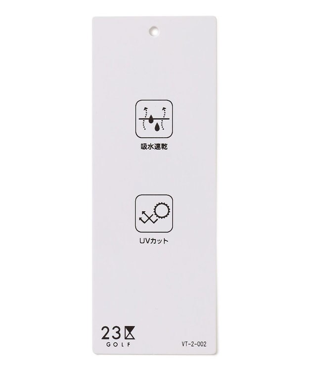 23区GOLF 【MEN】【吸水速乾/UVカット】パリマップ総柄ポロシャツ ネイビー系5