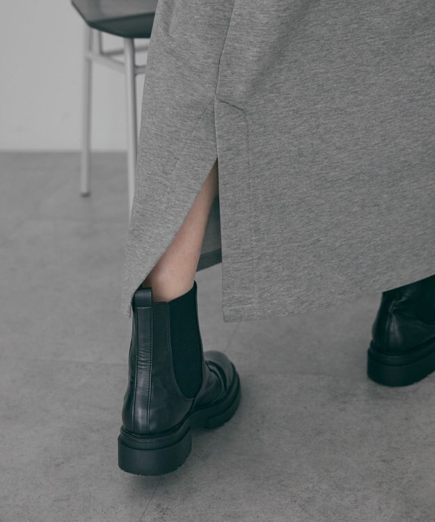 AMERICAN HOLIC 【選べる丈】ハーフZIPワンピース Light Gray Mixture