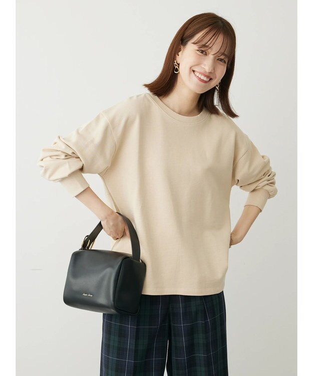 Green Parks ・ＳＵＧＡＲ　ＳＰＯＯＮ　バックスリットウラケスウェット Light Beige